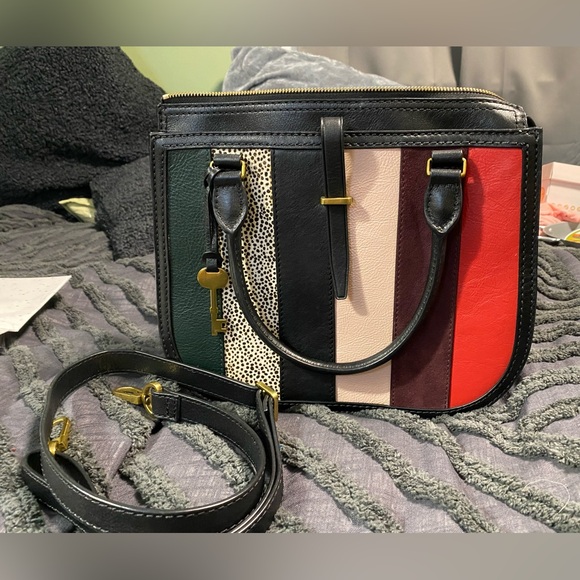 Fossil RYDER dual strap purse NWOT - Picture 4 of 4